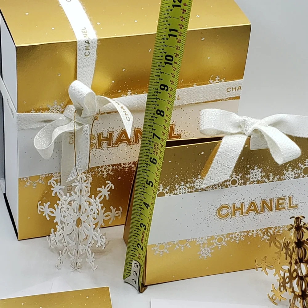 Chanel Holiday Box Card  Bag Snowflake